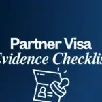 Partner Visa Evidence Checklist